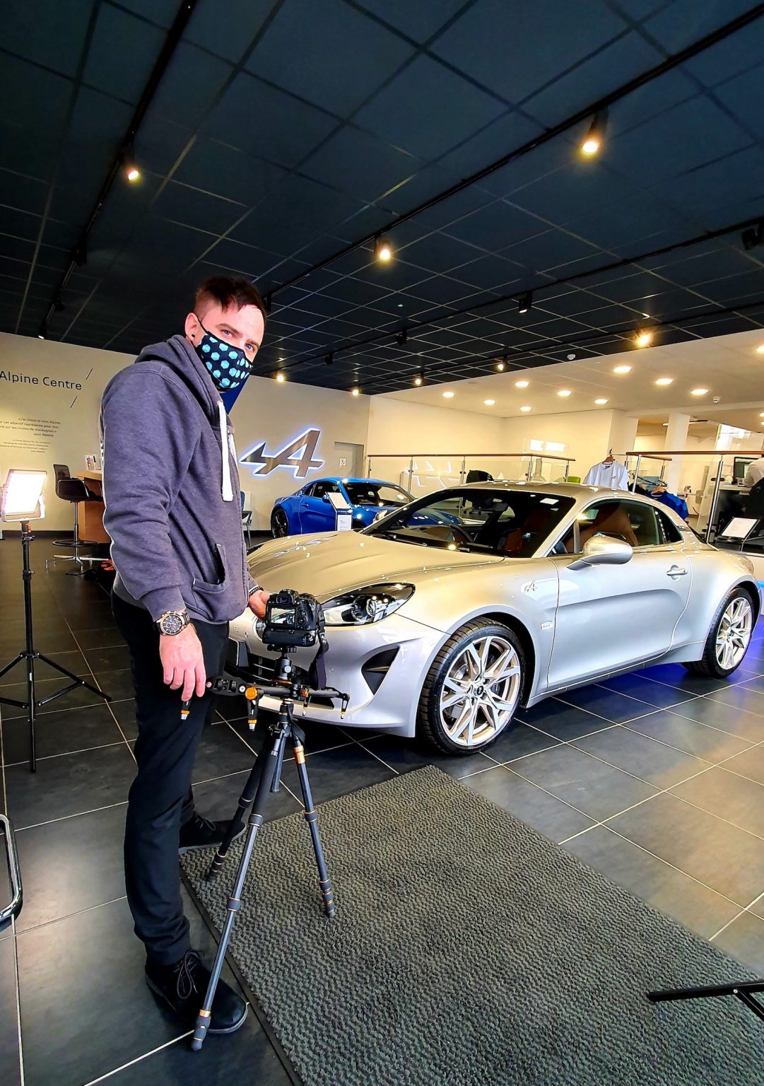 Kent Wynne Behind The Scenes Filming Alpine A110 Legende GT - KW Creative Automotive Videography By Kent Wynne (C)